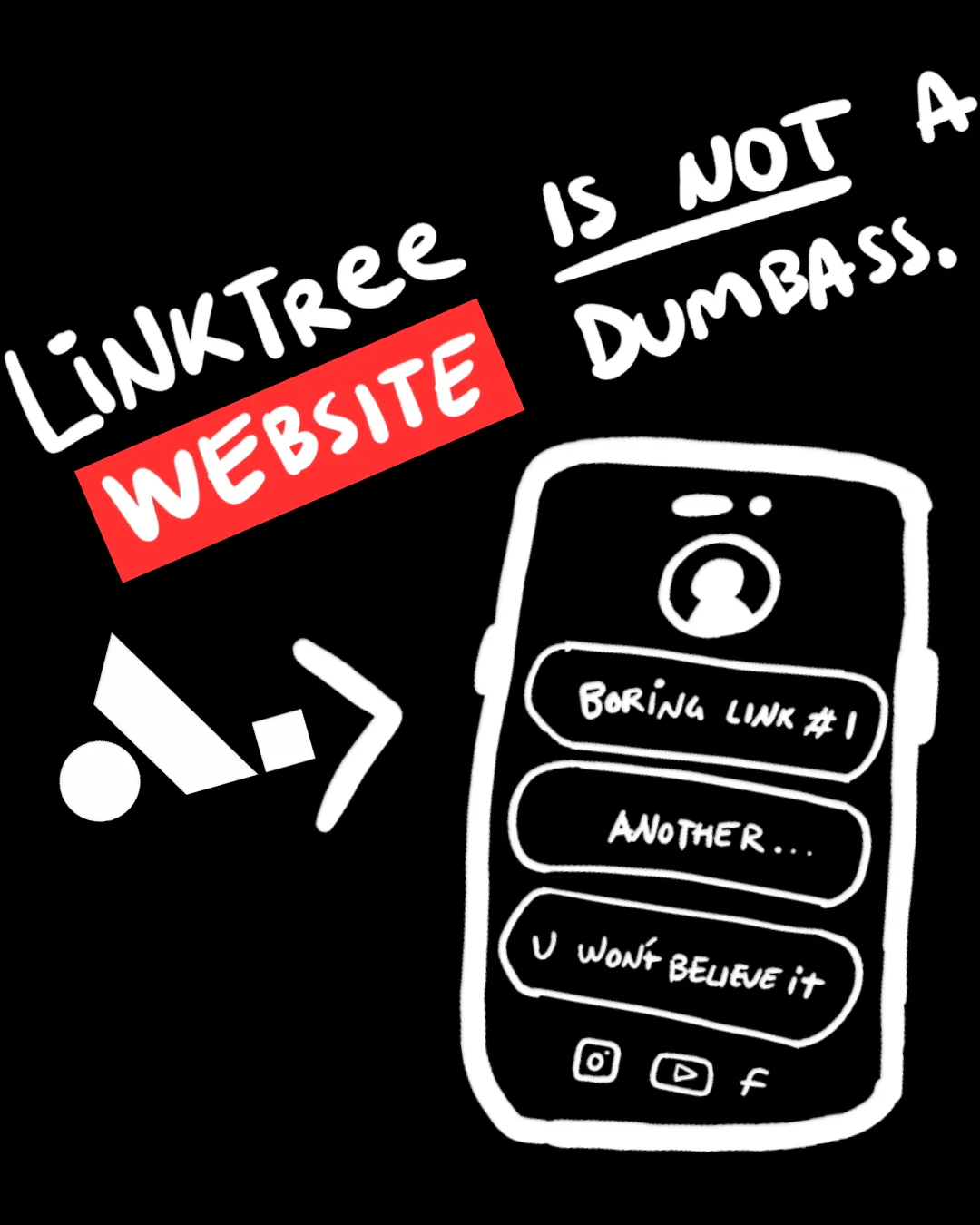 Linktree is not a website post